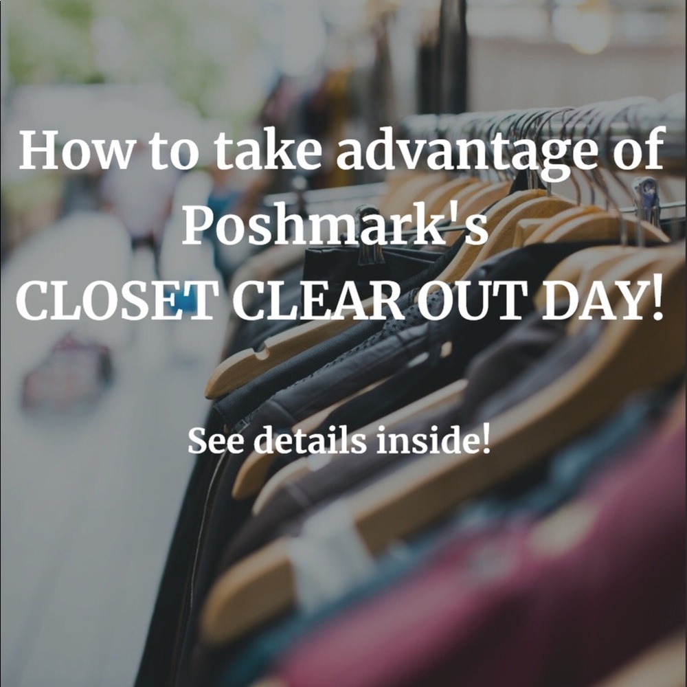 Ask me to drop prices on Closet Clear Out days!💰